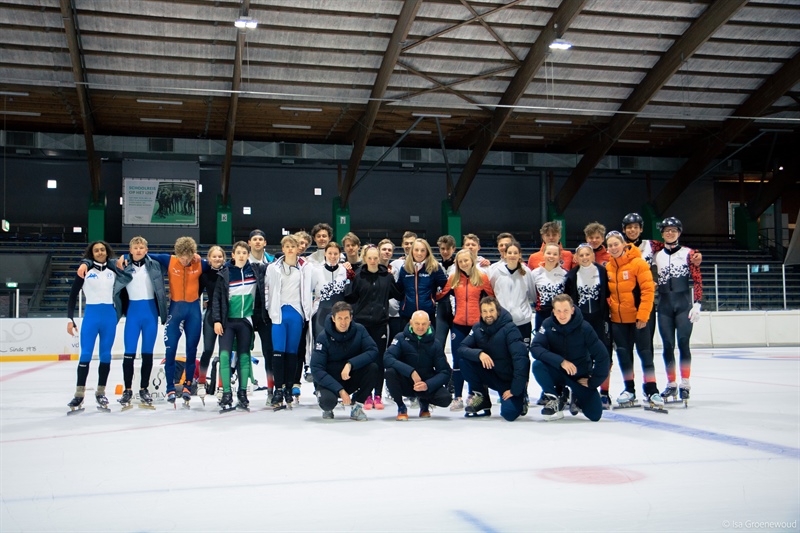 Langebaan en shorttrack samen het ijs op!